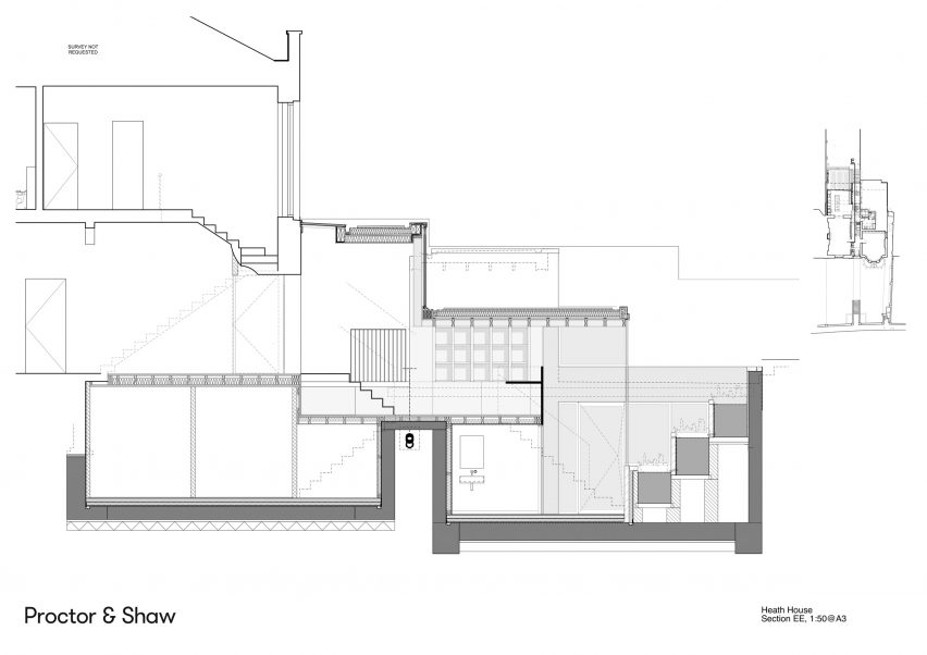 Section of Heath House by Proctor and Shaw