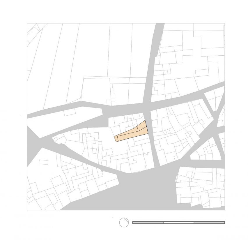 Site plan of Reminiscent Home by Funcionable