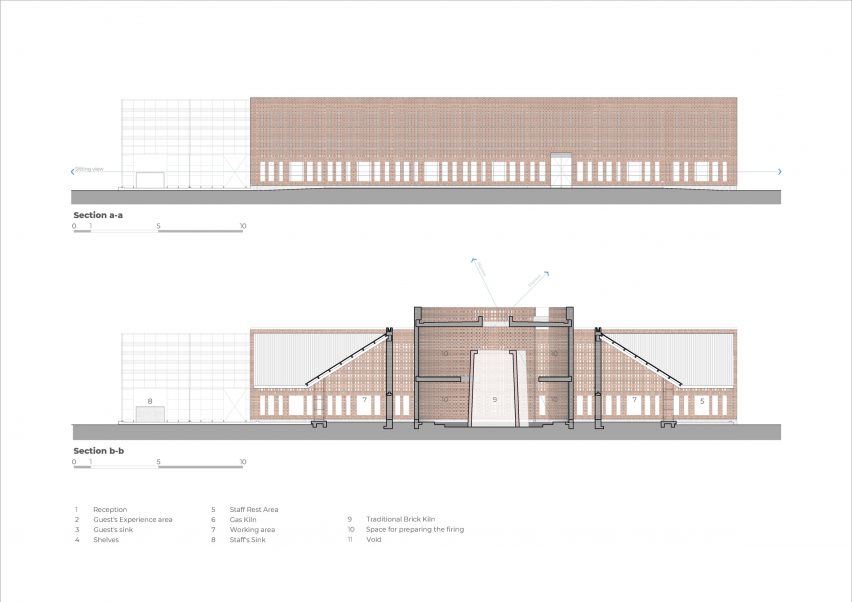 Section of Terra Cotta Workshop by Tropical Space