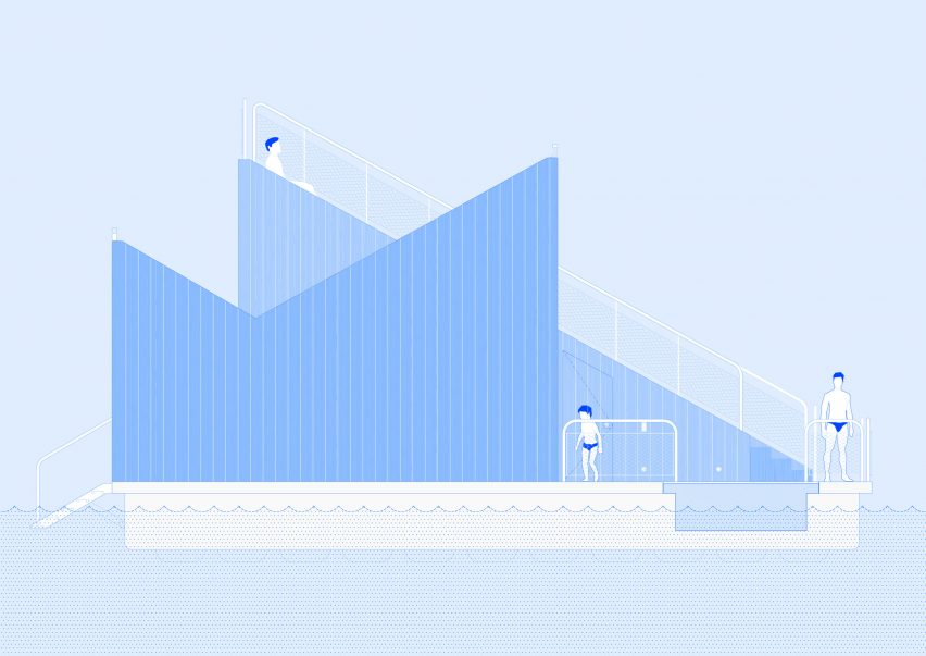 Elevation of Trosten by Estudio Herreros
