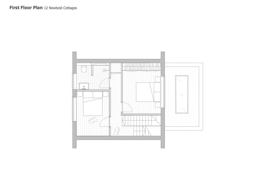 First floor plan of Trove by Flawk and Nikjoo