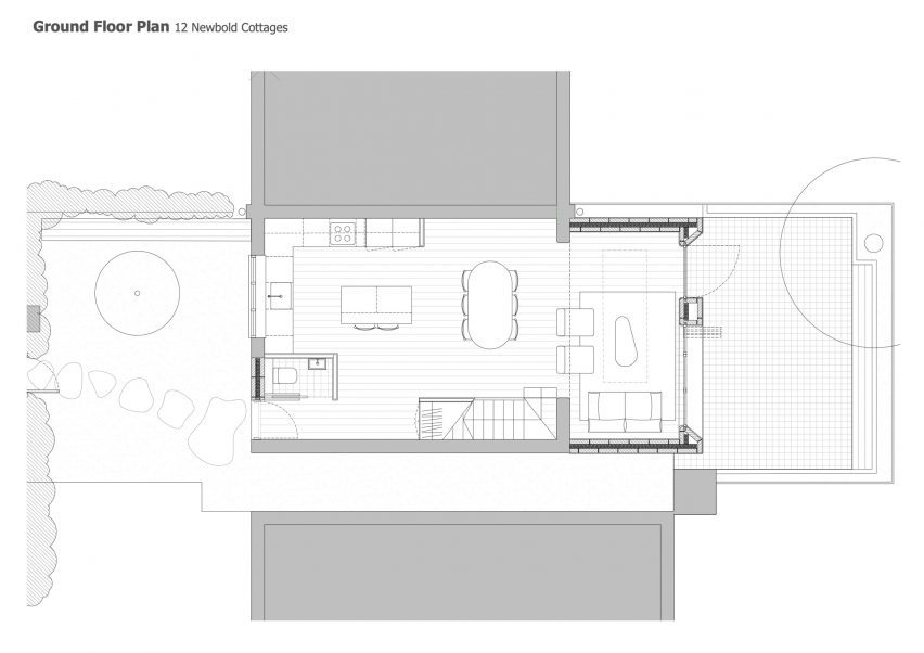 Ground floor plan of Trove by Flawk and Nikjoo