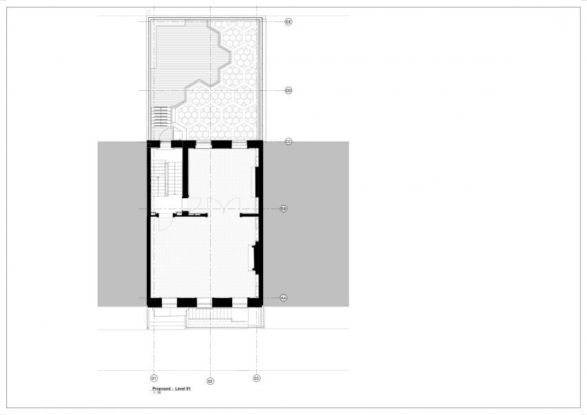 First floor plan of Fitzrovia office by SPPARC