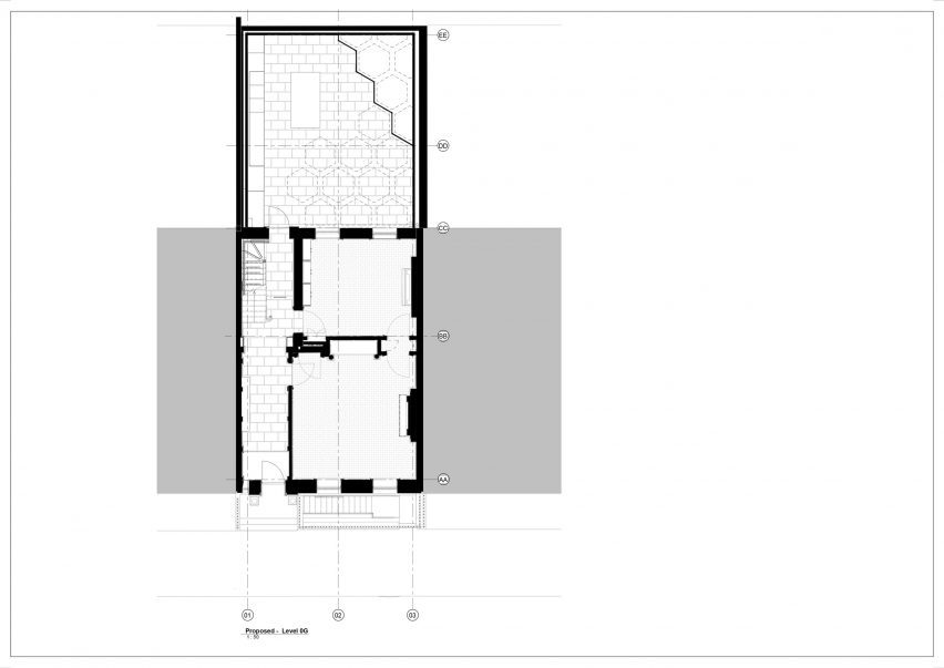 Ground floor plan of Fitzrovia office by SPPARC