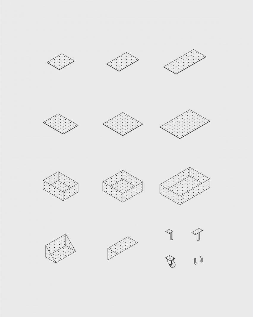 Center Center storage elements