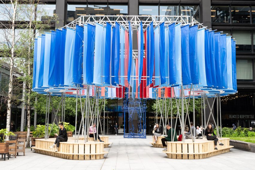 Colourful pavilion at London Festival of Architecture