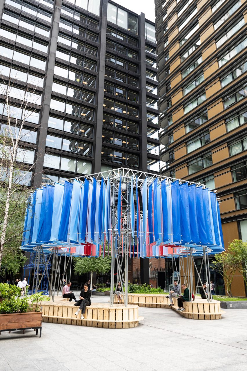 Colourful pavilion at London Festival of Architecture