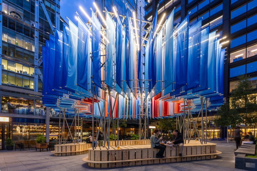 Colourful pavilion at London Festival of Architecture