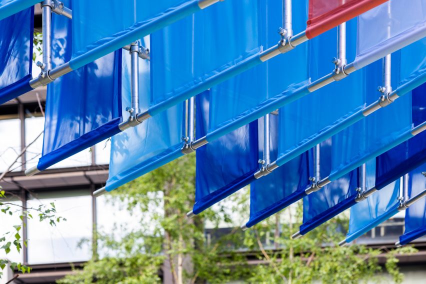 Colourful pavilion at London Festival of Architecture