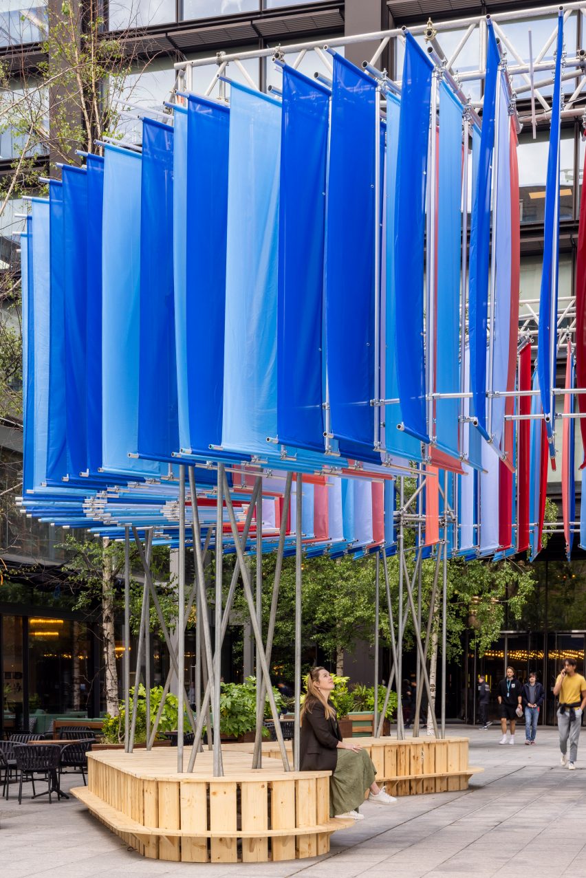 Colourful pavilion at London Festival of Architecture