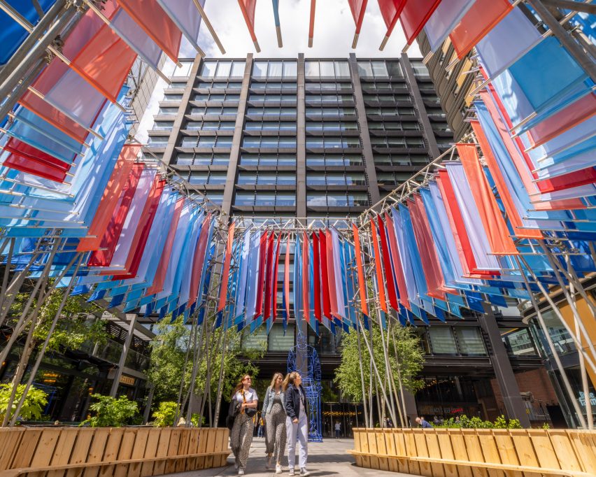 Colourful pavilion at London Festival of Architecture