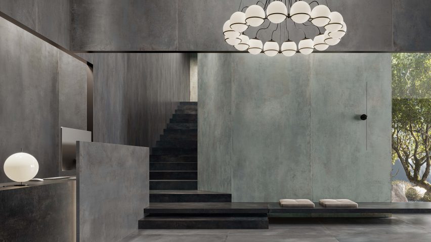 Fusion Green tiles by Casalgrande Padana