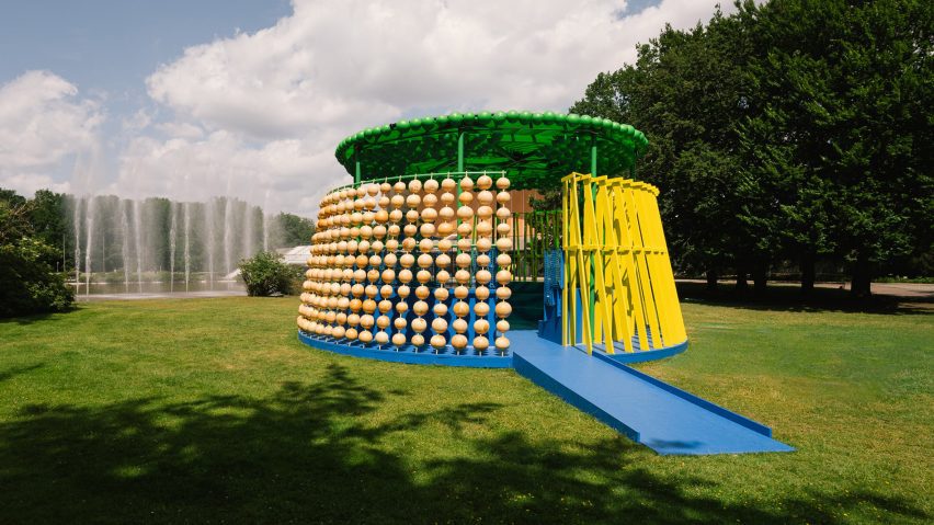 Reflection in Numbers by Yinka Ilori for HKW