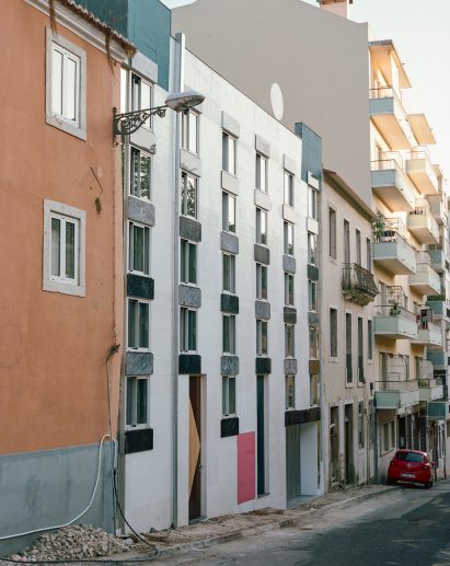 External view of House of Countless Windows in Lisbon