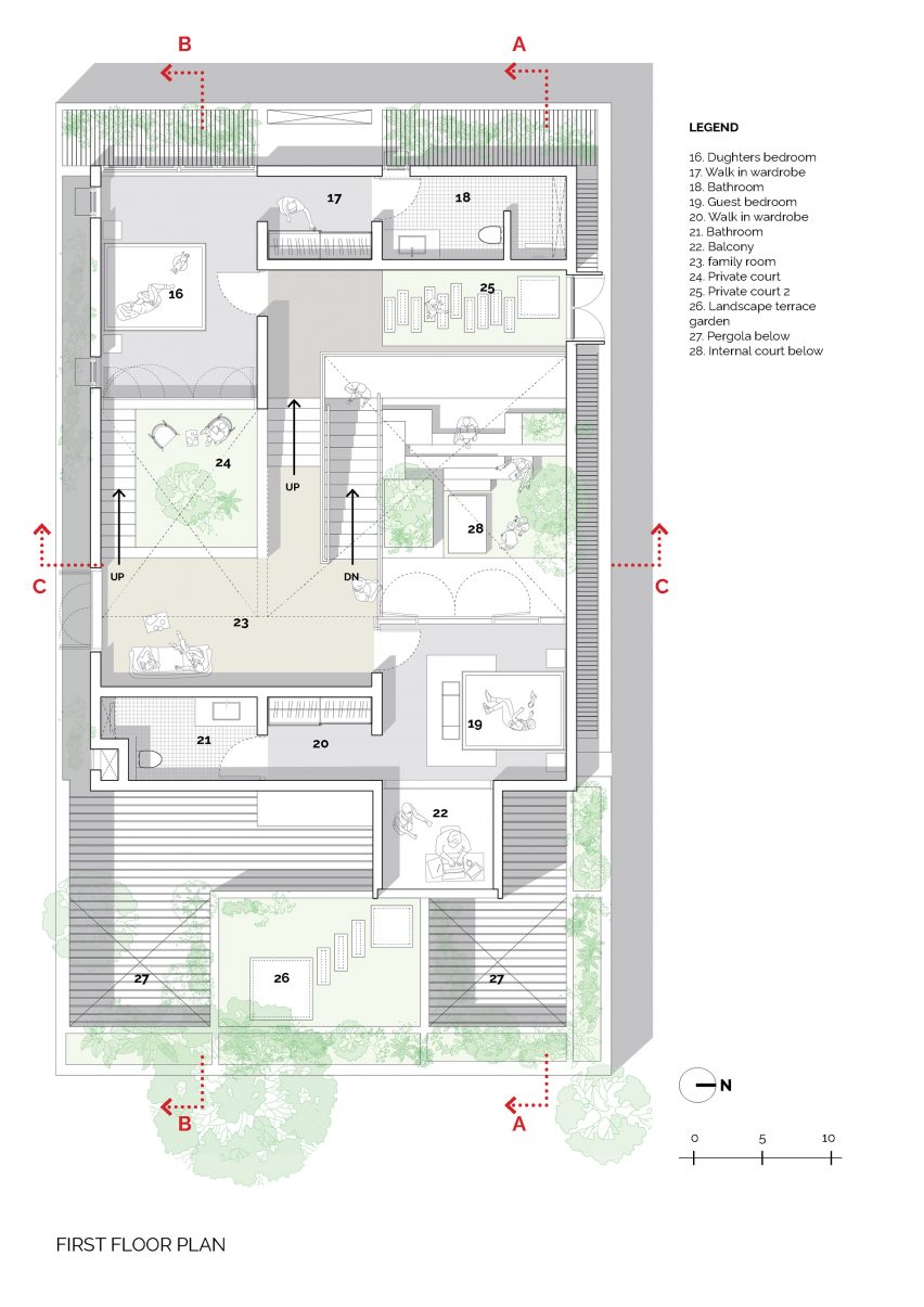 Plan of In-between Gardens by A Threshold