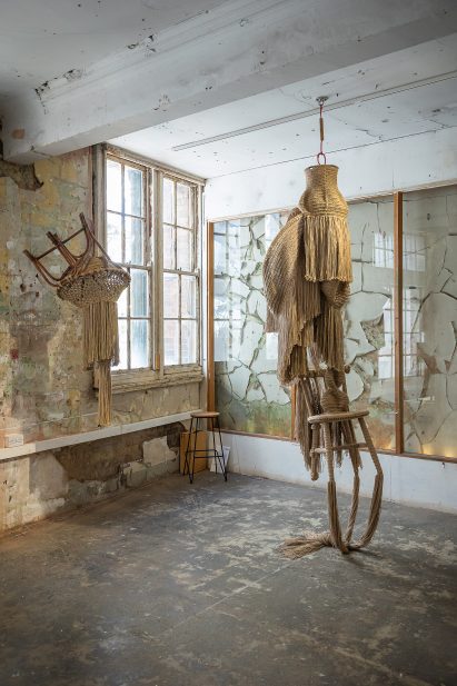 Interwoven sculptures by Christopher Kelly 