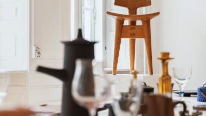 Sculptors Stool in Jens Quistgaard Around The Table