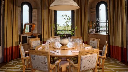 Pirajean Lees draws on Japanese and Spanish design for Kioku restaurant and bar