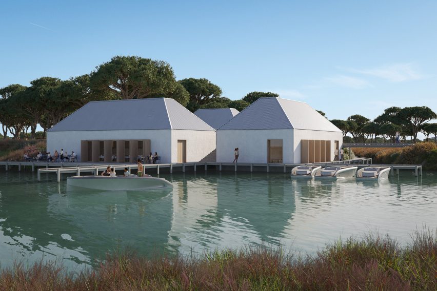 MAST to install hotel made of stilt houses in abandoned Portuguese salina