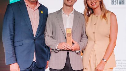 Nat Barker at BSME Talent Awards 2024