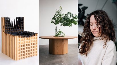 A triptych of Yvonne Mouser, San Francisco furniture designer