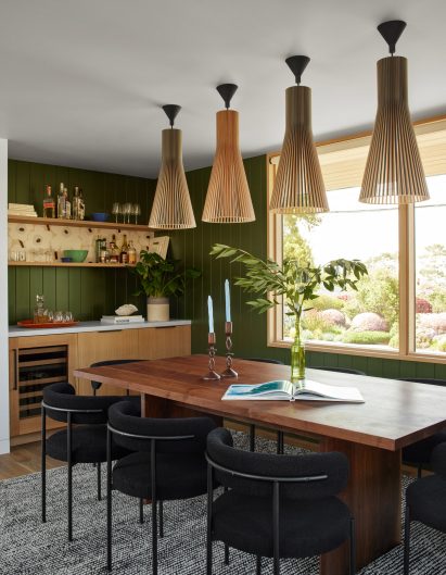 Bright dining space