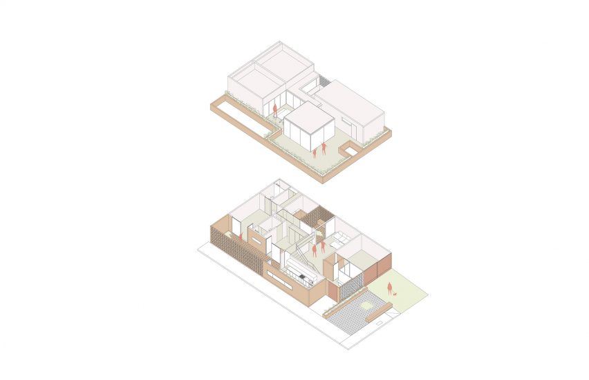 Plan of Casa Cantellano by Omar Vergara and Renata de Miguel