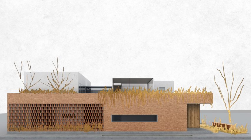 Render of Casa Cantellano by Omar Vergara and Renata de Miguel