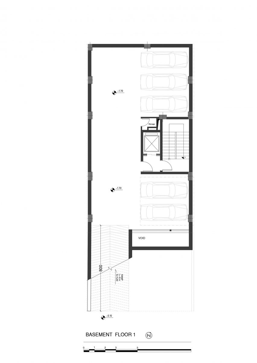 Plan of Darya Residential Apartment by Hooba Design