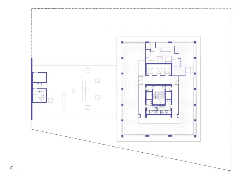 Former G+4 floor plan of Pong by Calq and Bond Society