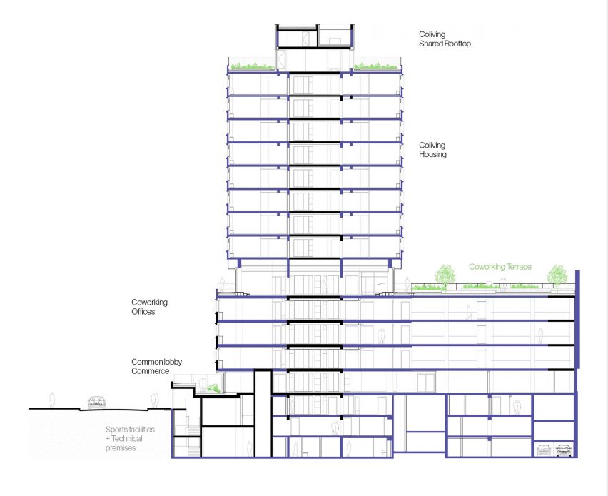 Section of Pong by Calq and Bond Society