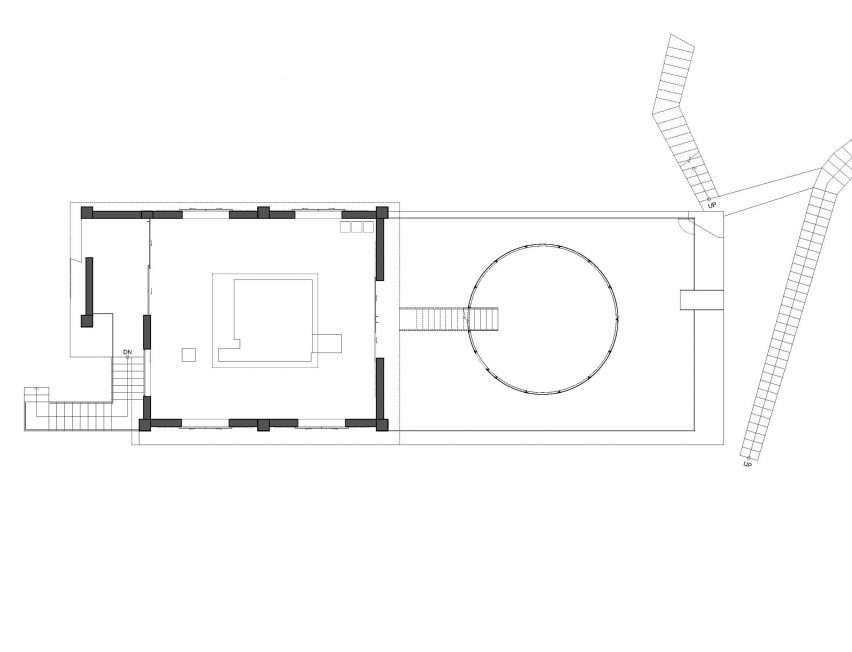 Plan of The Mineless Heritage Restoration Project by Divooe Zein Architects