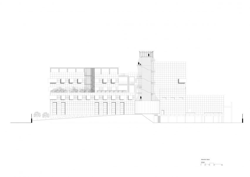 Elevation of Third Space by Studio Saar