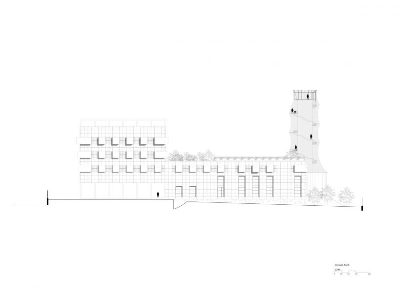 Elevation of Third Space by Studio Saar