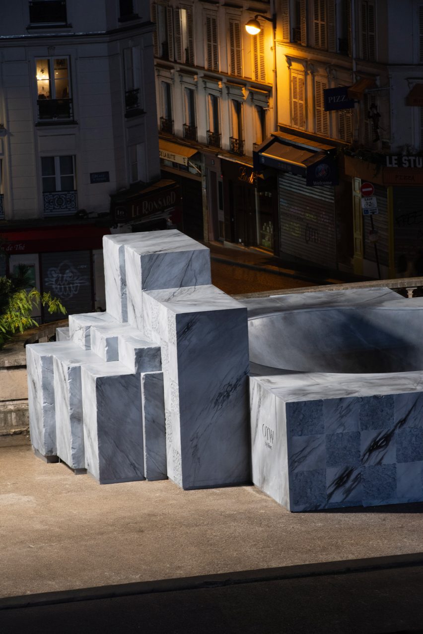 Skatepark designed by PlayLab in Paris