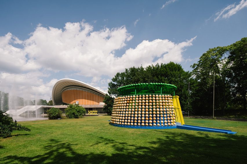 Reflection in Numbers by Yinka Ilori for HKW