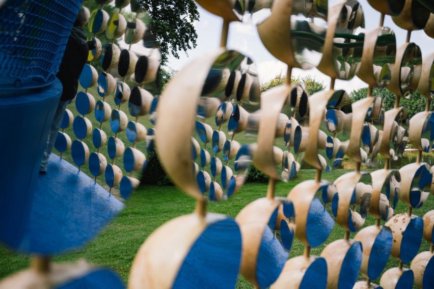 Reflection in Numbers by Yinka Ilori for HKW