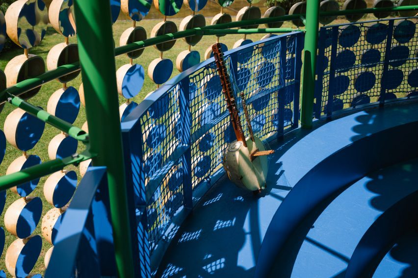 Reflection in Numbers by Yinka Ilori for HKW
