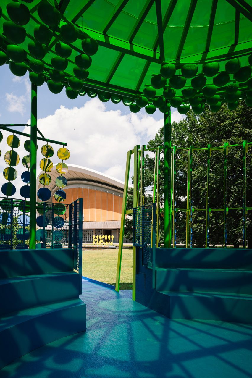 Reflection in Numbers by Yinka Ilori for HKW