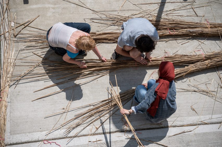 Rising from the Water pavilion by Material Cultures