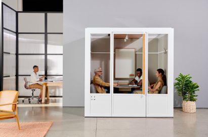 Modular office furniture designed by ROOM