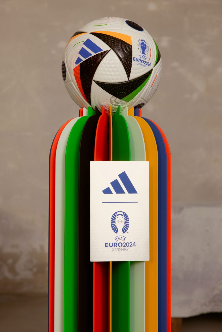 Euro 2024 matchball plinths