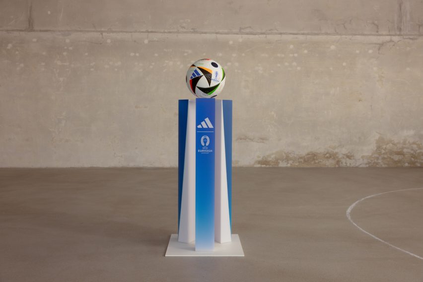 Euro 2024 matchball plinths