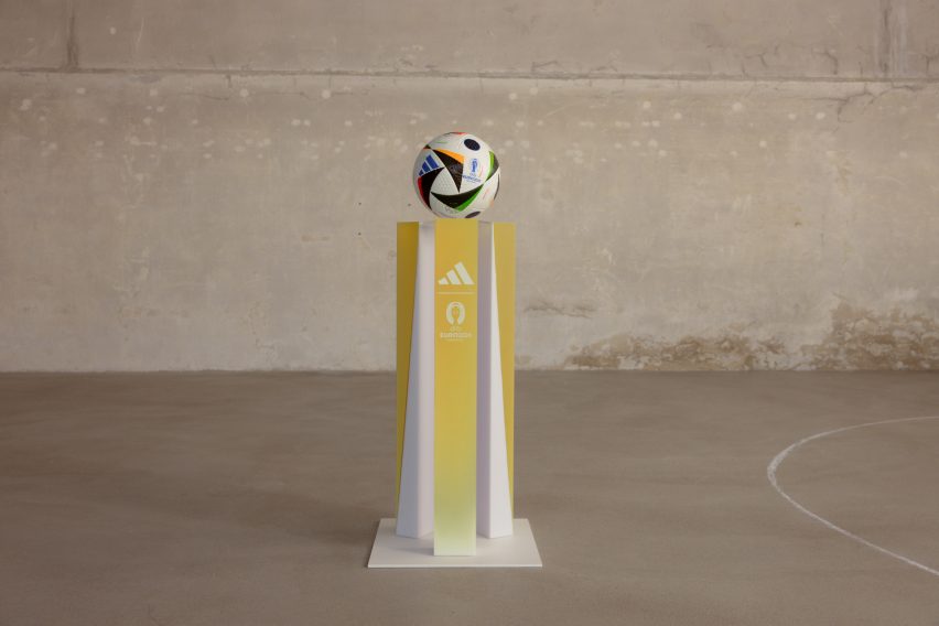 Euro 2024 matchball plinths