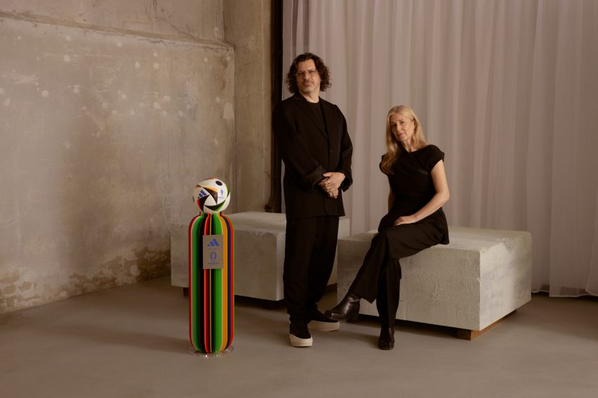 Euro 2024 matchball plinths