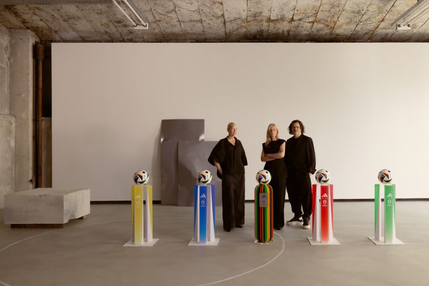 Euro 2024 matchball plinths