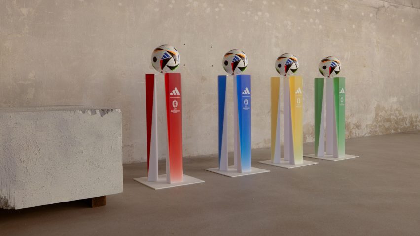 Resin football plinths
