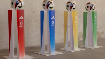 Resin Euros 2024 matchball plinths