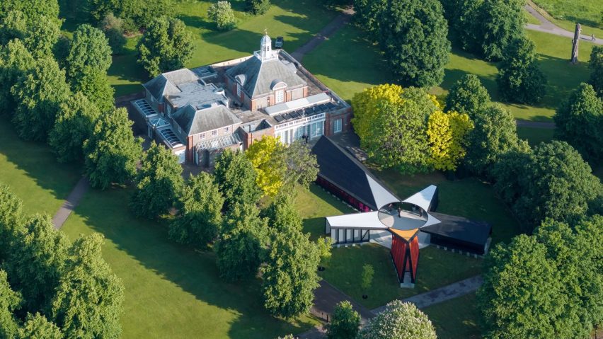 Serpentine Pavilion aerial view