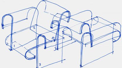 Sketches of chairs